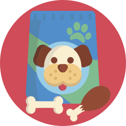 comida de perro icono