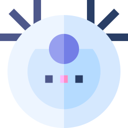 Robot vacuum cleaner icon