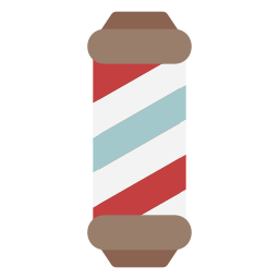 Barbershop pole icon