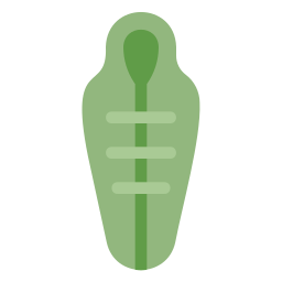 Sleeping bag icon