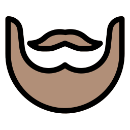 moustache Icône