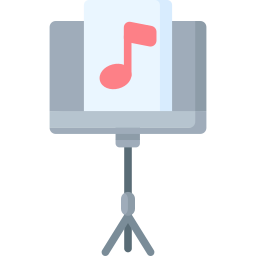 Music stand icon