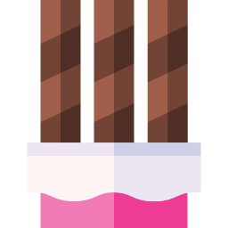 chocolade stokjes icoon