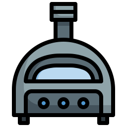 Pizza oven icon