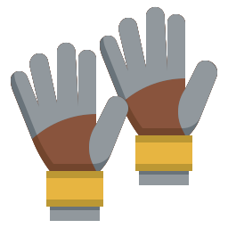 des gants Icône