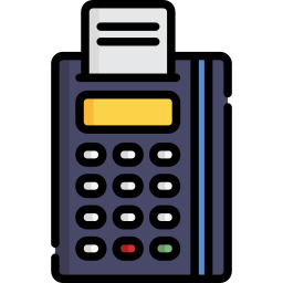 macchina per carte di credito icona