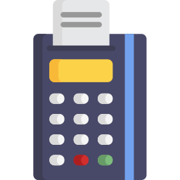 maszyna do kart kredytowych ikona