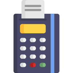 Credit card machine icon