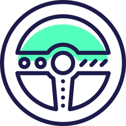 Steering wheel icon