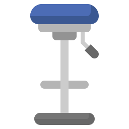 Stool stand icon