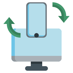 transferir datos icono