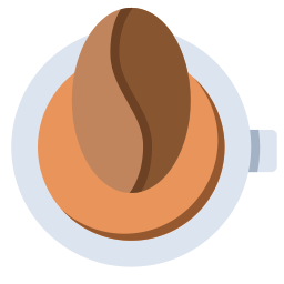Coffee bean icon