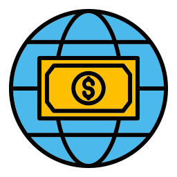 wereld financieel icoon