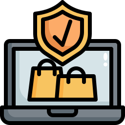 Shopping online icon