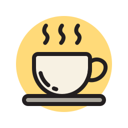 Горячий кофе иконка