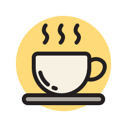 Hot coffee icon