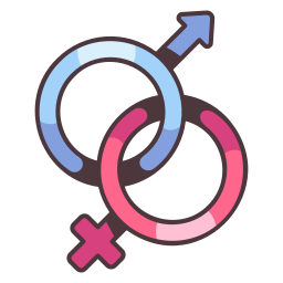 símbolo sexual icono
