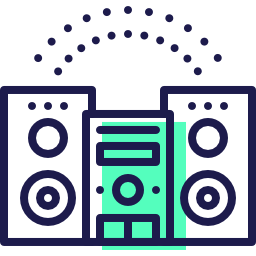 Music equipment icon