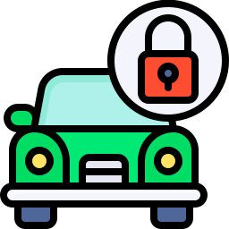 Locked car icon