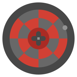 Casino roulette icon