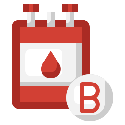 Blood bag icon