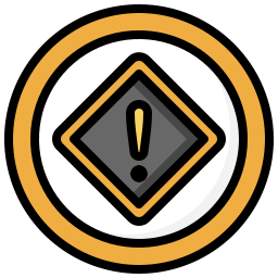 waarschuwingsbord icoon