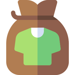 Clothes donation icon