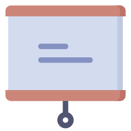 Projector screen icon