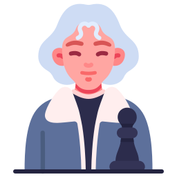 schaak speler icoon