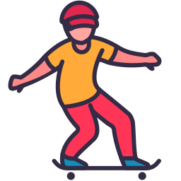 Skateboarding icon