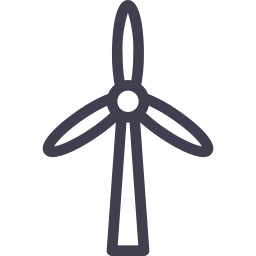 turbina eólica icono