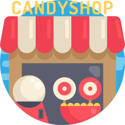 boutique de bonbons Icône