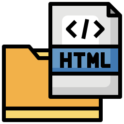 html 파일 icon