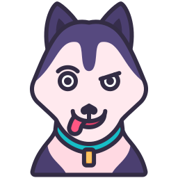 Siberian husky icon