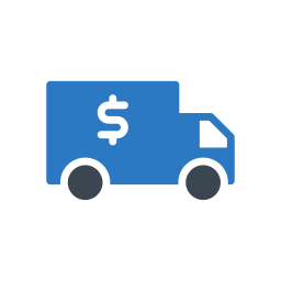 Money transport icon