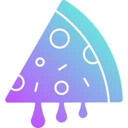 porción de pizza icono