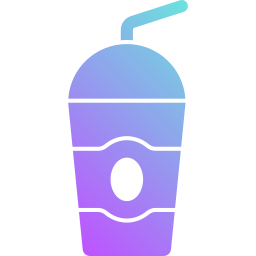 Cold coffee icon