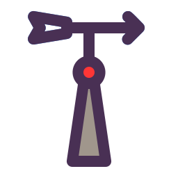 Wind direction icon