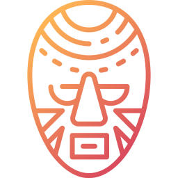afrikaans masker icoon