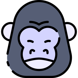 gorilla icona