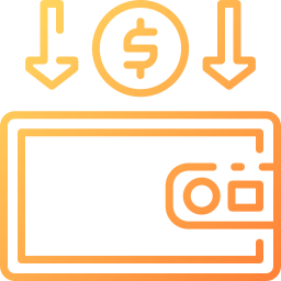 Money deposit icon