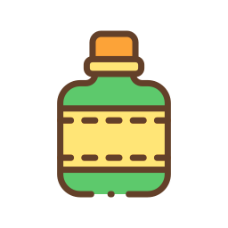 frasco de agua icono