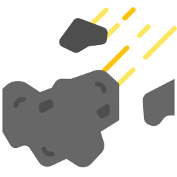 asteroide icono
