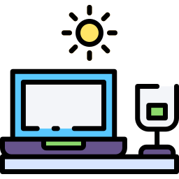 nómada digital icono
