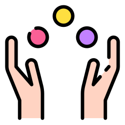 Żonglerka ikona
