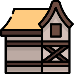 Средневековый дом иконка