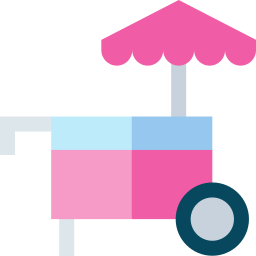 Ice cream cart icon