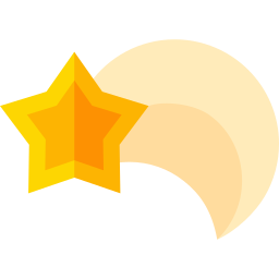 Shooting star icon