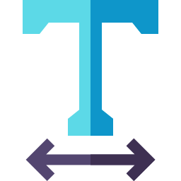 textbreite icon