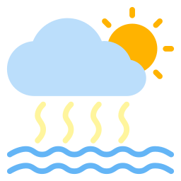 Water cycle icon